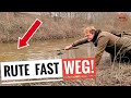 FAST-KATASTROPHE bei GREWALD: Was wollte unsere RUTE in den FLUSS REISSEN?