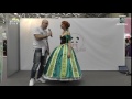 performance frozen anna cosplay @maid okaeri romics 2015