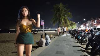 [4K] Best quality! Beach Road Pattaya March 2025! So Many Freelancers waiting!