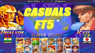 Super street fighter 2 Turbo | FT5 🇵🇭 learn2flyy vs 🇹🇭 j03gonzo | FightCade2 | 04.26.2024