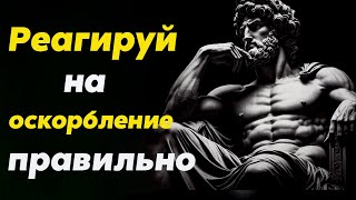 Как реагировать на ОСКОРБЛЕНИЯ и проявление НЕУВАЖЕНИЯ правильно | Стоицизм и философия | стоик