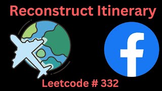 RECONSTRUCT ITINERARY | LEETCODE 332 | PYTHON ITERATIVE DFS SOLUTION