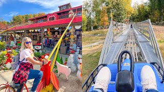 Pigeon Forge TN Vlog 2022! Goats on the Roof, Fun Mountain Coaster, Apple Barn & Fall Colors 🍂