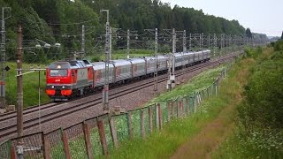 [RZD] EP2K-212, Bryansk - Saint-Petersburg  / ЭП2К-212, 114 km/h