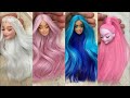 Barbie Doll Makeover Transformation / DIY Miniature Ideas for Barbie ~ Wig, Dress, Faceup, and More!