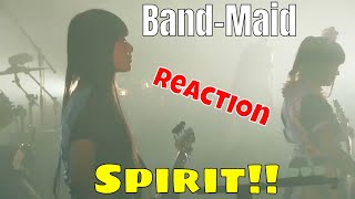 Band-Maid - Spirit!! (Reaction) | World Domination | CRAZY Drums!