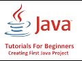 Creating First Java Project in Eclipse