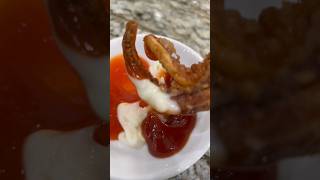 Mực chiên giòn công thức đơn giản #food #shorts