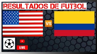 Estados Unidos vs Colombia femenino | AMISTOSO FEMENINO | Resultados de futbol de hoy 2022 25 06 ⚽️