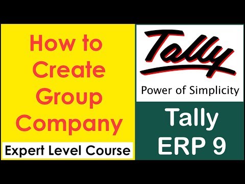 Group Company | How to Merge Multiple Companies Together in tally ERP Group Company | How to Merge Multiple Companies Together in tally ERP