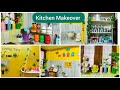 Small Kitchen Makeover on Budget | Non Modular Kitchen Organization | Kitchen Decorating Ideas