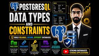 PostgreSQL Data Types & Constraints Explained | Complete Beginner Guide