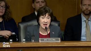 WATCH: Sen. Collins questions Gabbard in confirmation hearing