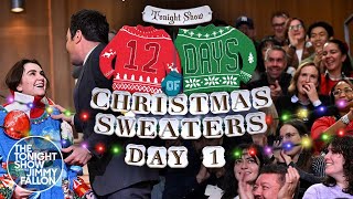 12 Days of Christmas Sweaters 2024: Day 1 | The Tonight Show Starring Jimmy Fallon