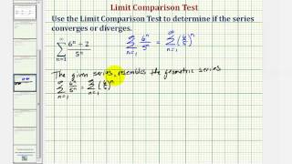 Ex:  Infinite Series - Limit Comparison Test (Geometric, Divergent)