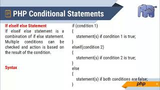 XII-CA CH-6 PHP CONDITIONAL STATEMENTS(PART 2)