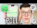 How To Create Poll On WhatsApp Channel - Full Guide