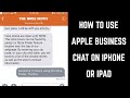 How to Use Apple Business Chat on iPhone or iPad