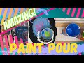 Amazing Pink Blue Paint Pour | Acrylic Paint Pour | Matt Pierson Art