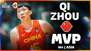 Qi ZHOU 🇨🇳 | MVP of #FIBAWC 2023 Asian Qualifiers