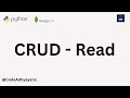CRUD - Read | MongoDB | Python
