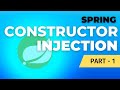 Constructor injection in Spring | Part - 1