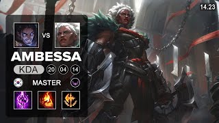 Ambessa vs Sylas Top - KR Master - Patch 14.23 Season 14