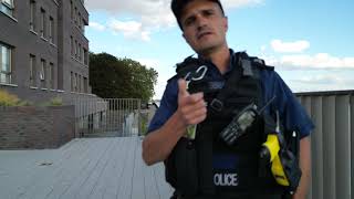 POLICE CALLED! London Woolwich Ferry on River Thames by Drone in 4k