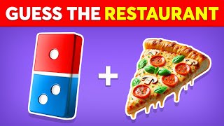 Guess the Fast Food Restaurant by Emoji? 🍔🍕 Emoji Quiz