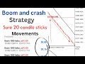 Boom And crash perfect strategy with sure 20 candle sticks movement...