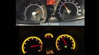 Ford Fiesta 1.25 82 HP VS Opel Corsa 1.2 80 HP