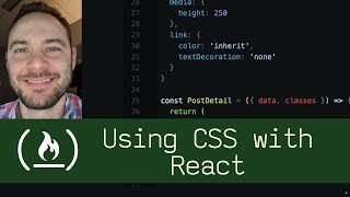 Using CSS with React (P5D74) - Live Coding with Jesse
