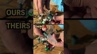 YM Christmas Lights vs Store Bought Christmas Lights - C9 LED #christmas #christmaslights