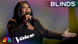 Ms. Monét's Stunning Voice Shines on Steve Winwood's "Higher Love" | The Voice Blind Auditions