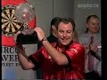 pdc moments john part wins first pdc world title