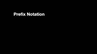 Postfix Notation and Stack Diagram (Program Execute Expression)