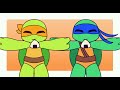 hungry animation meme tmnt2012 leo u0026 mikey🧡💙