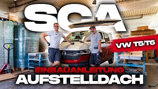 VW T5/T6 | Installing the SCA pop-top roof step by step 🚐🔨