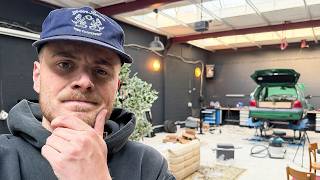 Why the hall isn't actually finished yet... 🚧