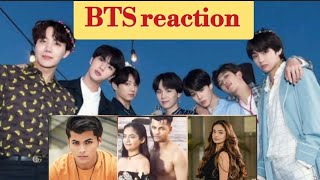 BTS reaction।korean reaction। sidharth nigam anushka sen special।viral reels reaction।