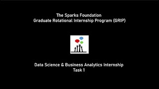 The Sparks Foundation Internship Task 1- Linear Regression