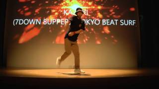 KAZUKI (7DOWN 8UPPER／TOKYO BEAT SURF) JUDGE DEMO / RUN UP! DANCE CONTEST 2015 FINAL