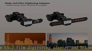 JJC Slide and Film Digitizing Adapter Kit for Negative Copying and Film Converting to Digital, Repl