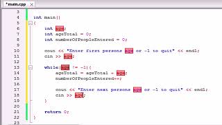 Buckys C++ Programming Tutorials 20 Sentinel Controlled Program