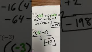 Function Notation NOTES