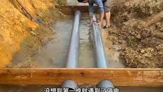 真是太牛了，小伙徒手建造水力发电站，造福村民#高手在民间