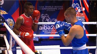 Round of 32 (63kg) VIAFARA FORI JOSE MANUEL (COL) vs FODOR Milan (HUN) /AIBA World 2019