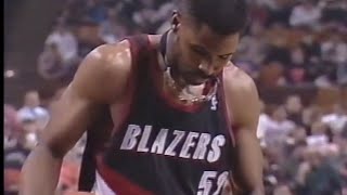 Buck Williams Trail Blazers 17pts 8rebs vs Cavaliers (1992)