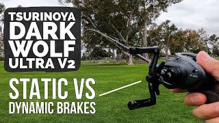 STATIC or DYNAMIC brakes??? Tsurinoya DARK WOLF ULTRA V2 Casting Comparison