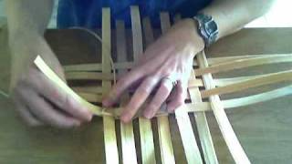 Basket Weaving Video #4 Twining--Twining a Keeper Row